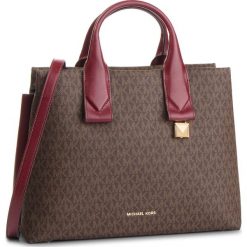 Torebka MICHAEL MICHAEL KORS - Rollins 30H8GX3S3B Oxblood. Pomarańczowe torebki klasyczne damskie marki MICHAEL Michael Kors, bez wzorów, ze skóry, klasyczne, bez dodatków. Za 1729,00 zł.