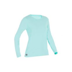 Koszulka UV długi rękaw WATER T SHIRT damska. Niebieskie bluzki damskie z długim rękawem OLAIAN, s, z poliesteru, sportowe. Za 29,99 zł.