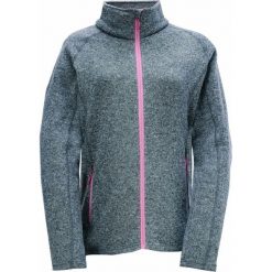 2117 Holm Bluza damska Ls Dk. Grey 36. Szare bluzy sportowe damskie 2117, bez wzorów, z polaru, bez rękawów, bez kaptura. Za 189,00 zł.