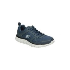 Buty Skechers 52631-NVY. Niebieskie buty sportowe męskie Skechers, bez zapięcia. Za 219,70 zł.