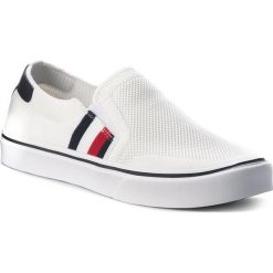 Tenisówki TOMMY HILFIGER - Lightweight Corporate Slip On FM0FM01634 White 100. Czarne tenisówki męskie marki TOMMY HILFIGER, z materiału. Za 299,00 zł.