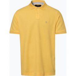 Fynch Hatton - Męska koszulka polo, żółty. Żółte koszulki męskie marki Fynch-Hatton, m, bez wzorów, z bawełny, sportowe, polo, bez rękawów. Za 179,95 zł.