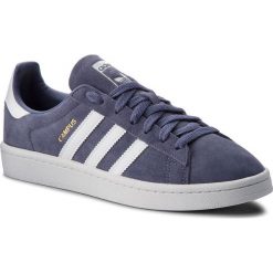Buty adidas - Campus AQ1089 Rawind/Ftwwht/Crywht. Niebieskie buty sportowe męskie Adidas, na co dzień, bez wzorów, z zamszu, bez zapięcia. W wyprzedaży za 269,00 zł.