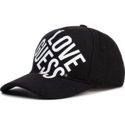 Czapka z daszkiem Guess Haidee (GL) Hats AW8338COT01. Czarne czapki damskie Guess, z aplikacjami. W wyprzedaży za 119,00 zł.