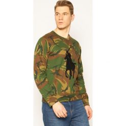 Bluza Polo Ralph Lauren 710795602. Zielone bluzy męskie Polo Ralph Lauren, m, bez wzorów, z bawełny, polo, bez rękawów, bez kaptura. W wyprzedaży za 499,00 zł.