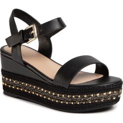 Espadryle ALDO - Mauma 15613555 009. Czarne espadryle damskie ALDO, bez wzorów, ze skóry ekologicznej, bez obcasa, na obcasie. W wyprzedaży za 209,00 zł.