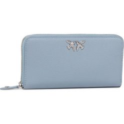 Duży Portfel Damski PINKO - Ryder Simply 1 Wallet Zip Around PE 20 PLTT 1P21LR Y65Z Light Blue E81. Niebieskie portfele damskie Pinko, bez wzorów, ze skóry. Za 539,00 zł.