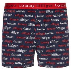 Bokserki TOMMY HILFIGER UM0UM01824. Niebieskie bokserki męskie TOMMY HILFIGER, bez wzorów. W wyprzedaży za 129,00 zł.