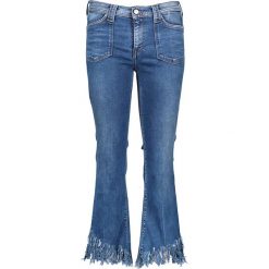 Dżinsy "Melissa Undone" - Comfort fit - w kolorze niebieskim. Niebieskie jeansy damskie Denim Special, l, w paski, z podwyższonym stanem. W wyprzedaży za 193,95 zł.