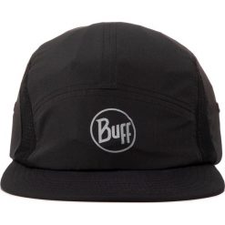 Czapka z daszkiem BUFF - Run Cap R-Solid 19490.999.10.00 Black. Czarne czapki męskie Buff, bez wzorów, z elastanu. W wyprzedaży za 69,00 zł.