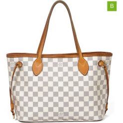 Torebki klasyczne damskie: Torebka „Neverfull PM” w kolorze białym – 37 x 22 x 13 cm
