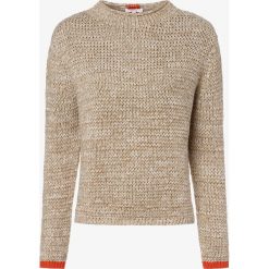 Opus - Sweter damski – Pualani, beżowy. Brązowe swetry damskie Opus, bez wzorów, bez rękawów, bez kaptura. Za 329,95 zł.