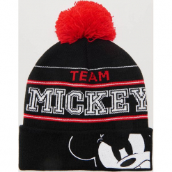 Czapka Mickey Mouse - Czarny. Czarne czapki zimowe męskie marki House, z motywem z bajki. Za 49,99 zł.