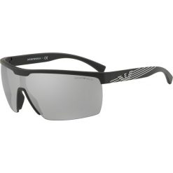 Emporio Armani - Okulary. Czarne okulary przeciwsłoneczne męskie Emporio Armani, z materiału. Za 499,90 zł.