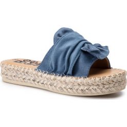 Espadryle REFRESH - 69731 Antelina Jeans. Niebieskie espadryle damskie marki Refresh, bez wzorów, z jeansu, bez obcasa. Za 169,00 zł.