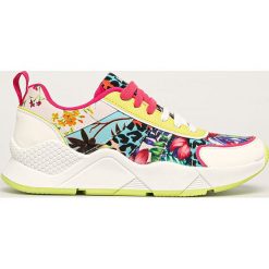Desigual - Buty. Żółte buty sportowe damskie Desigual, ze skóry ekologicznej. W wyprzedaży za 319,90 zł.