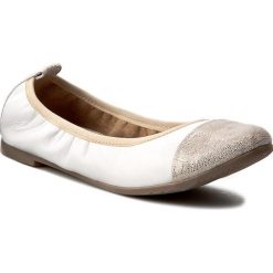 Baleriny LASOCKI - WI23-RITA-02 Biały/Złoty. Białe baleriny damskie Lasocki, ze skóry. W wyprzedaży za 59,98 zł.