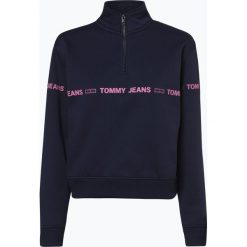 Tommy Jeans - Damska bluza nierozpinana, czarny. Czarne bluzy damskie Tommy Jeans, s, z napisami, z jeansu, bez rękawów, bez kaptura. Za 229,95 zł.