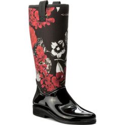 Buty zimowe damskie: Kalosze DESIGUAL – Rainy Boot 17WSTPA3 Czarny Kolorowy