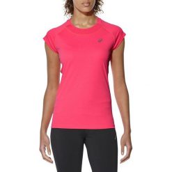 Topy sportowe damskie: Asics Koszulka Capsleeve Top różowa r. S (141646 6039)