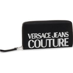 Duży Portfel Damski VERSACE JEANS COUTURE - E3VVBPM1 Nero 71413 899. Czarne portfele damskie Versace Jeans Couture, bez wzorów, z jeansu. Za 349,00 zł.