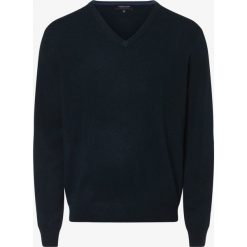 Andrew James - Sweter męski z czystego kaszmiru, zielony. Zielone swetry męskie Andrew James, m, bez wzorów, z kaszmiru, z dekoltem w serek, bez kaptura. Za 599,95 zł.