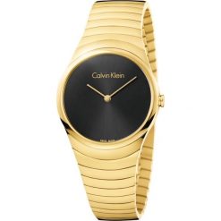 Calvin Klein Whirl Zegarek Złoty. Żółte zegarki damskie Calvin Klein, złote. Za 1468,95 zł.