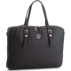 Torba na laptopa TOMMY HILFIGER - Honey Computer Bag AW0AW05645 002. Czarne torby na laptopa marki TOMMY HILFIGER, ze skóry ekologicznej. W wyprzedaży za 499,00 zł.