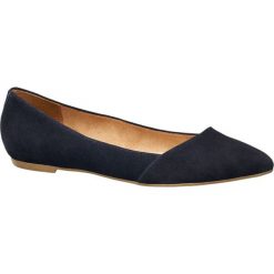 Baleriny damskie: baleriny damskie 5th Avenue granatowe