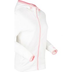 Bluza rozpinana, długi rękaw bonprix biel wełny. Białe bluzy damskie bonprix, bez wzorów, z wełny, z długim rękawem, długie, bez kaptura. Za 59,99 zł.