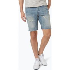 Review - Męskie bermudy jeansowe, niebieski. Niebieskie spodenki i szorty męskie marki Review, m, bez wzorów, z jeansu, eleganckie. Za 159,95 zł.