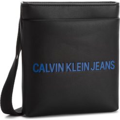 Saszetka CALVIN KLEIN JEANS - Smooth Micro Flat Pa K40K400394 001. Czarne torby męskie skórzane Calvin Klein Jeans, bez wzorów, z jeansu, młodzieżowe. W wyprzedaży za 249,00 zł.