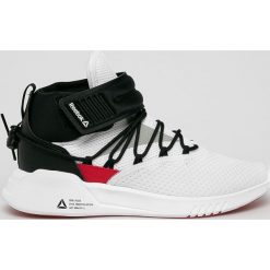 Reebok - Buty Freestyle Motion. Białe buty sportowe damskie Reebok, bez wzorów, z gumy, sportowe, na fitness i siłownię. W wyprzedaży za 329,90 zł.