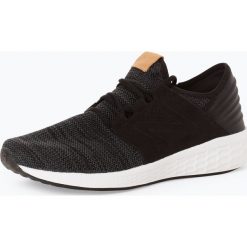 New Balance - Tenisówki męskie z dodatkiem skóry, czarny. Czarne trampki męskie New Balance, bez wzorów, ze skóry, bez zapięcia. Za 249,95 zł.