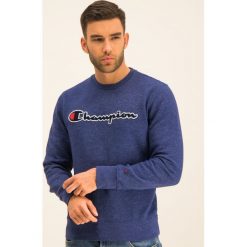 Bluza Champion Script Logo 213512. Niebieskie bluzy męskie Champion, m, bez wzorów, z bawełny, bez kołnierzyka, bez rękawów, bez kaptura. W wyprzedaży za 159,00 zł.