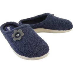 INBLU BS-39 szaro-niebieski, kapcie, klapki damskie. Szare kapcie damskie Inblu, bez wzorów, bez obcasa. Za 42,90 zł.