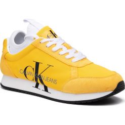Sneakersy CALVIN KLEIN JEANS - Jemmy B4S0136 Lemon Chrome. Żółte sneakersy męskie Calvin Klein Jeans, bez zapięcia. Za 729,00 zł.