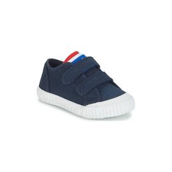 Buty Dziecko Le Coq Sportif NATIONALE INF. Niebieskie trampki chłopięce marki le coq sportif, bez wzorów, bez zapięcia. Za 179,00 zł.