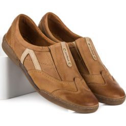 Derby męskie: Półbuty slip on JAYDEN