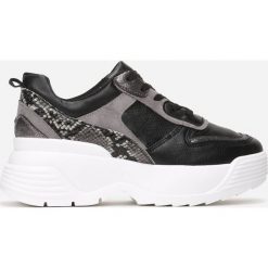 Czarne Sneakersy Birdbush. Czarne sneakersy damskie Born2be. W wyprzedaży za 69,99 zł.