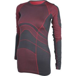 Topy sportowe damskie: Rucanor Koszulka damska Arina grafitowo-czerwona r. M/L (27976/29313)