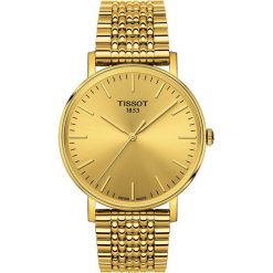 RABAT ZEGAREK TISSOT Everytime T109.410.33.021.00. Żółte zegarki męskie marki TISSOT, ze stali. W wyprzedaży za 1100,00 zł.