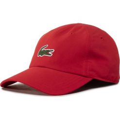 Czapka z daszkiem LACOSTE - RK9290 Rouge WTU/Rouge WTU. Czerwone czapki męskie Lacoste, bez wzorów, z poliesteru. Za 269,00 zł.
