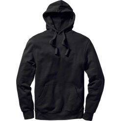 Bluza z kapturem Regular Fit bonprix czarny. Czarne bluzy męskie bonprix, xl, bez wzorów, z kapturem, bez rękawów, z kapturem. Za 74,99 zł.