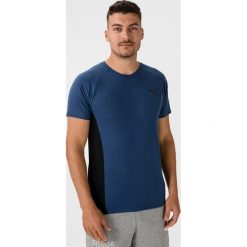 Puma Evostripe Koszulka Niebieski. Niebieskie podkoszulki męskie Puma, s, bez wzorów, z poliesteru, z krótkim rękawem. Za 119,95 zł.