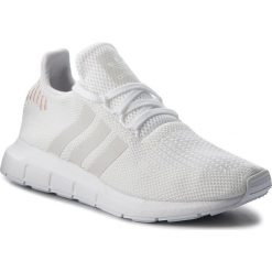 Buty adidas - Swift Run W B37719 Ftwwht/Crywht/Ftwwht. Białe buty sportowe damskie Adidas, z materiału. W wyprzedaży za 269,00 zł.