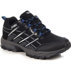 Buty trekkingowe męskie: Czarno niebieskie buty męskie trekkingowe Wishot