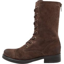 Buty zimowe damskie: Pavement ASTRID Kozaki sznurowane brown