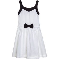 Sukienki dziewczęce z falbanami: Catimini GRAPHIC CITY ROBE Sukienka koktajlowa blanc