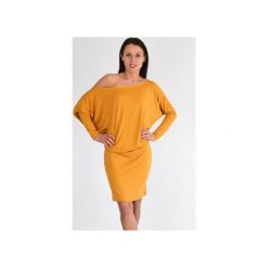 KATIA - XS - 4XL _ dzianinowa sukienka - czarna. Czarne sukienki damskie Collibri, xl, bez wzorów, z dzianiny, bez kołnierzyka, z długim rękawem, długie, dopasowane. Za 159,00 zł.